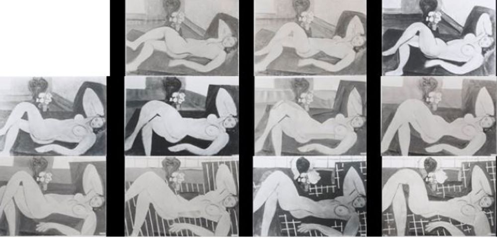 Henri Matisse: Photographs of a painting in progress