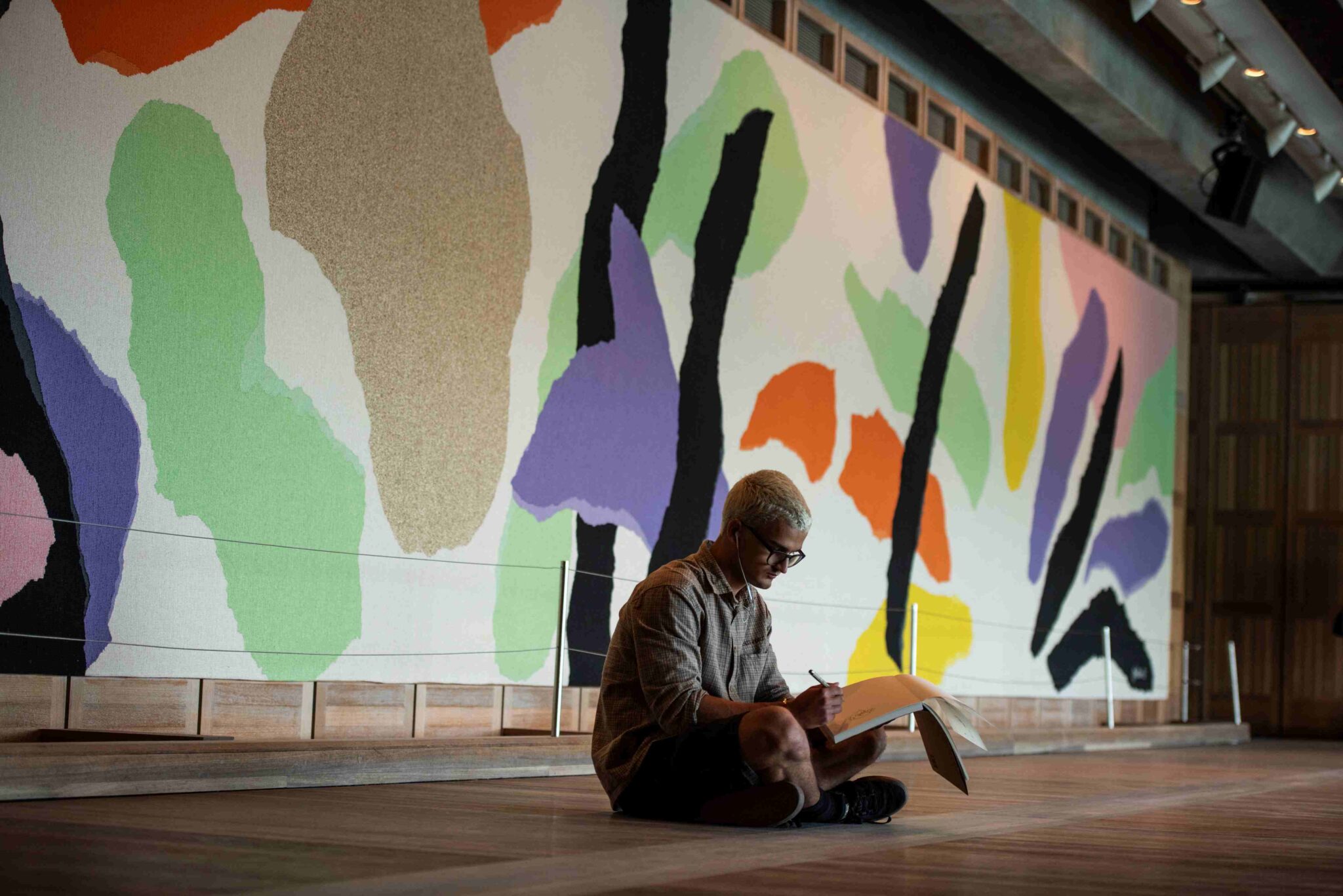 Drawing at the Sydney Opera House